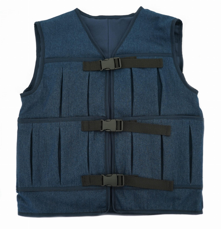 Záťažová vesta s vonkajšími vreckami SPECIAL DENIM