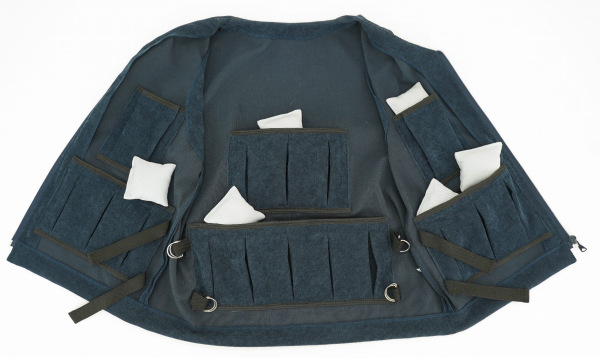 Záťažová vesta s vnútornými vreckami na celodenné nosenie DAILY 7