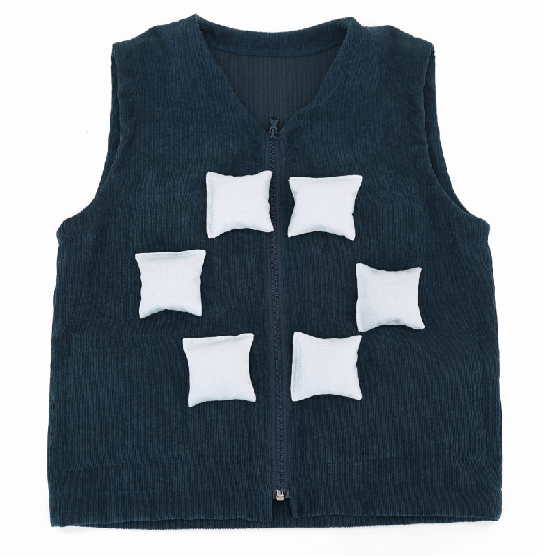 Záťažová vesta s vnútornými vreckami na celodenné nosenie DAILY 6