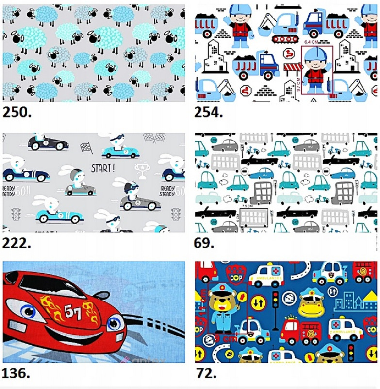 Záťažová deka DINO na výber ďaľších 180 motívov zobrazená látka má kód #167 16