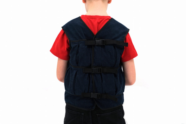 Záťažová vesta s vonkajšími vreckami SPECIAL so zapínaním na chrbte 3