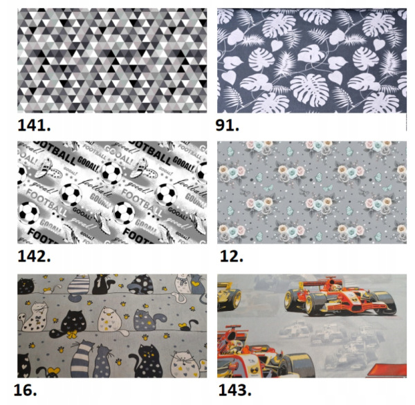 Záťažová prikrývka KUK na výber ďaľších 180 motívov zobrazená látka má kód #56 15