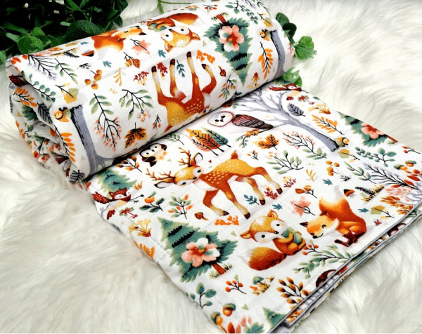 Záťažová prikrývka KUK na výber ďaľších 180 motívov zobrazená látka má kód #56 1