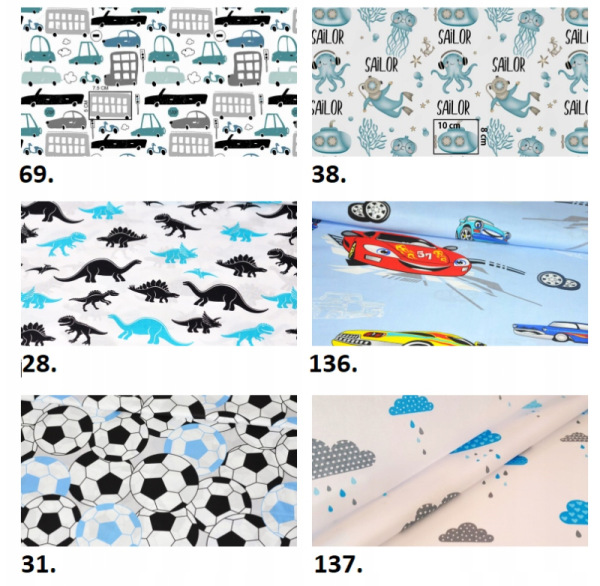 Záťažová prikrývka KUK na výber ďaľších 180 motívov zobrazená látka má kód #56 14