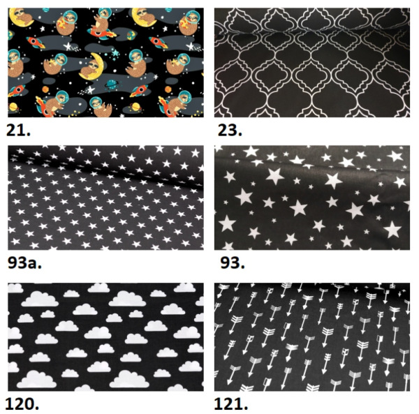 Záťažová prikrývka KUK na výber ďaľších 180 motívov zobrazená látka má kód #56 7