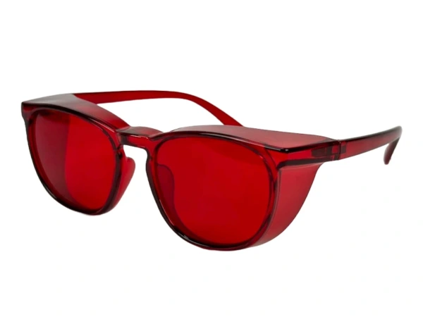 SLEEP-4B okuliare blokujúce modré svetlo – červené 4