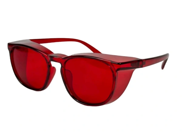 SLEEP-4B okuliare blokujúce modré svetlo – červené