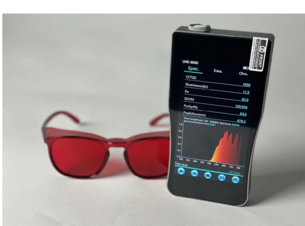 SLEEP-4B okuliare blokujúce modré svetlo – červené 2