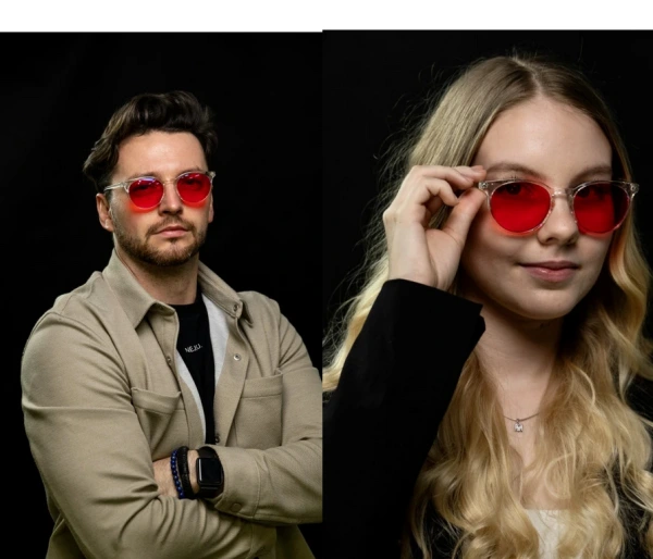 SLEEP-2R štýlové okuliare proti modrému a zelenému svetlu 1