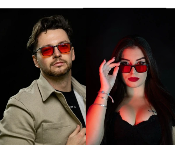 SLEEP-3R štýlové okuliare proti modrému a zelenému svetlu 1