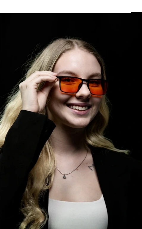 SLEEP-3R štýlové okuliare proti modrému a zelenému svetlu 4