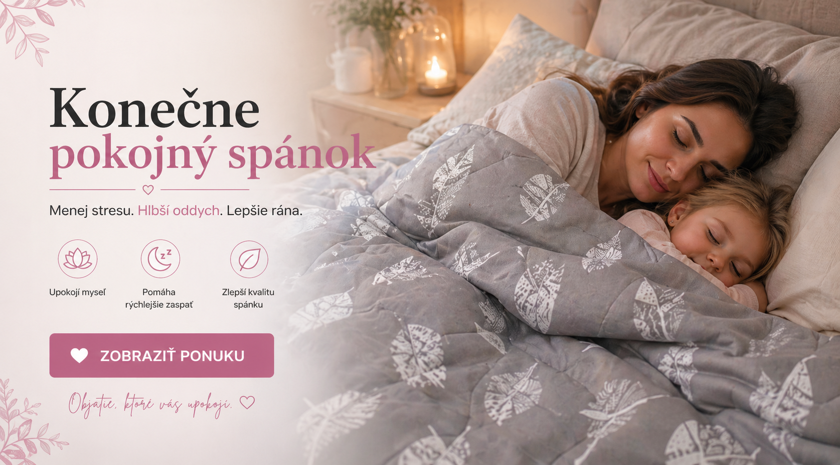 Záťažové deky – pokojný spánok